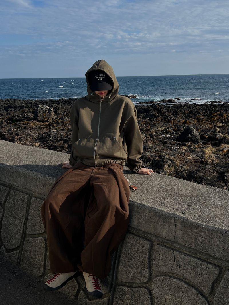 Overcast Hood Cropped Jumper (3 Colors)