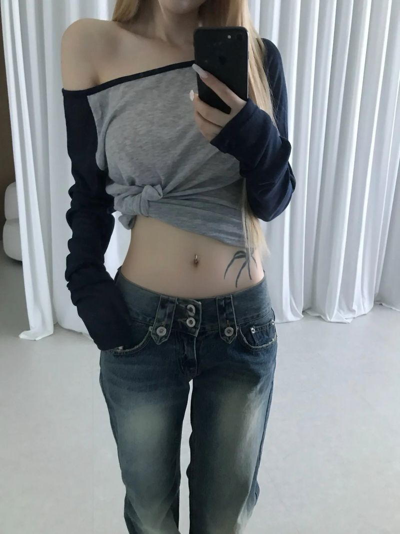 raglan off loose tee(5 color)
