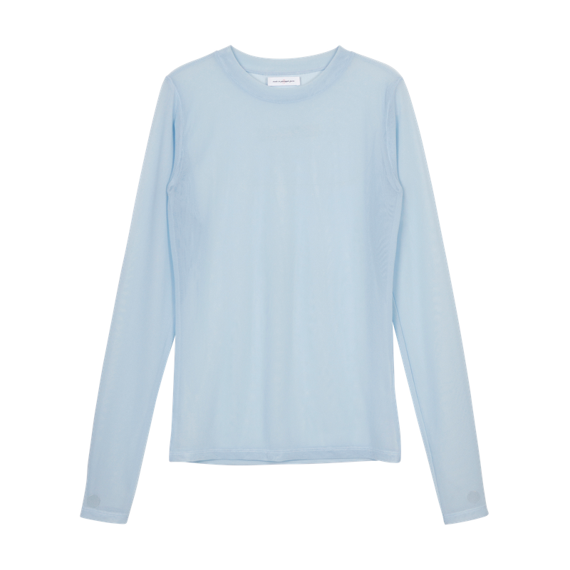 MESH SHEER SIMPLE TOP