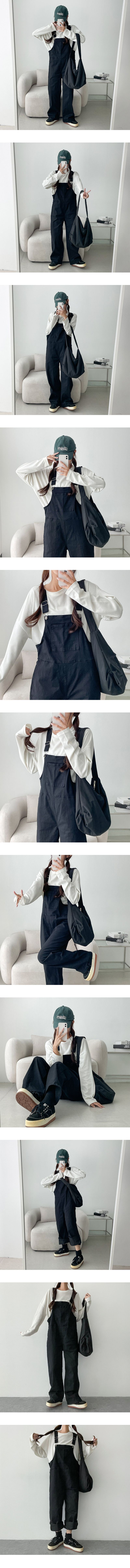 T-shirt overalls dress