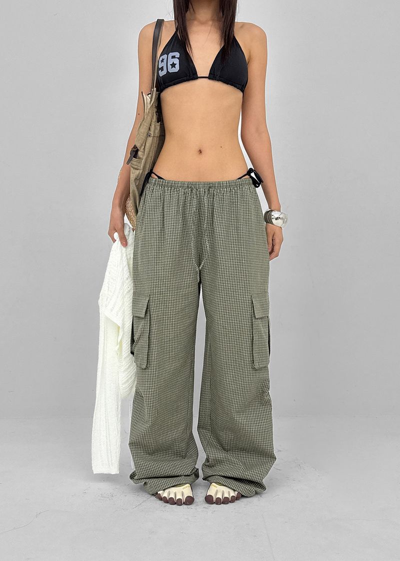 BLACKUP（ブラックアップ）の「[MADE] Tiflet Check Cargo Banding Pants（Pants）」