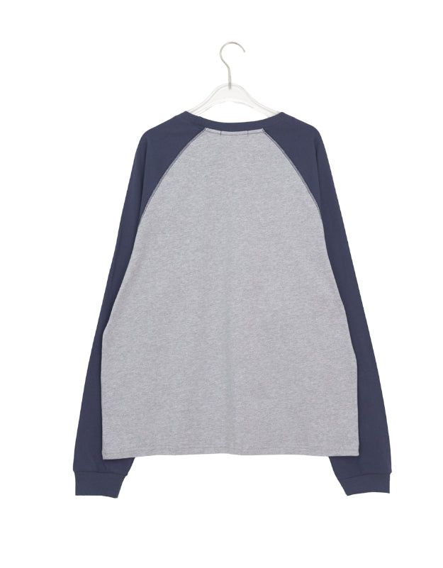 [unisex] Clove Over Fit Raglan Long Sleeve Tee