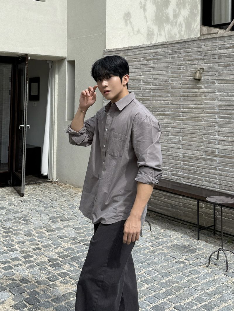 Bio cotton curved pants