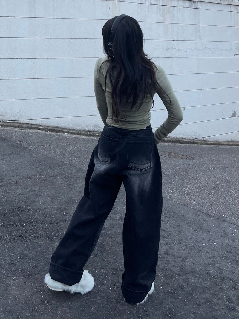 Button Slit Slim Hoodie