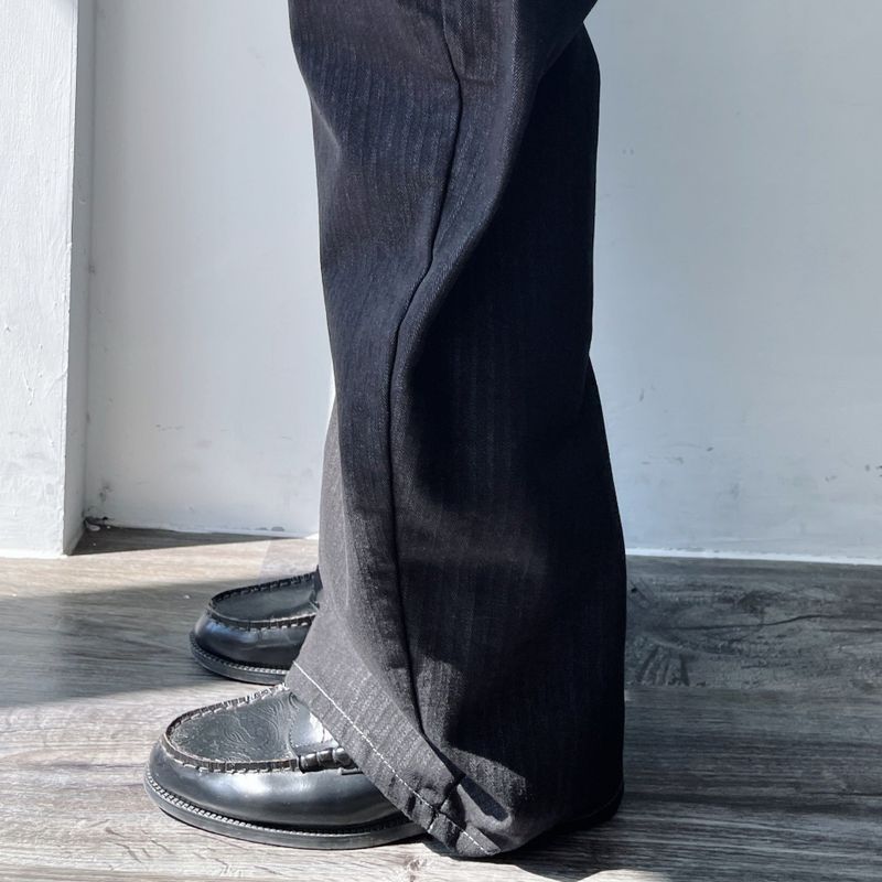 Vibe Pinstripe Boxy Trousers