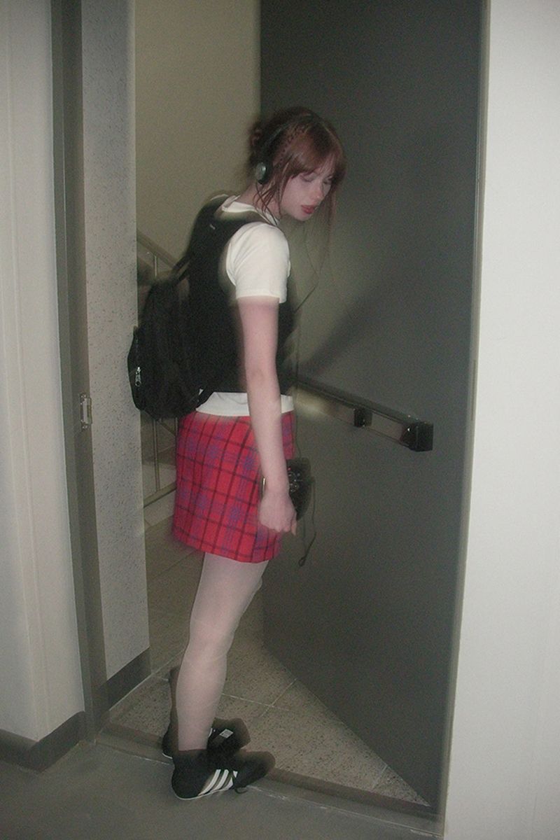 ORIGINAL MINI CHECK SKIRT (RED)