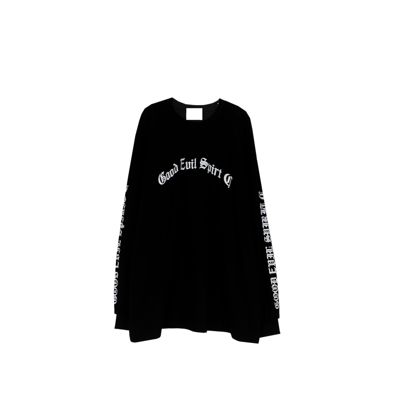 waffle lettering long sleeve
