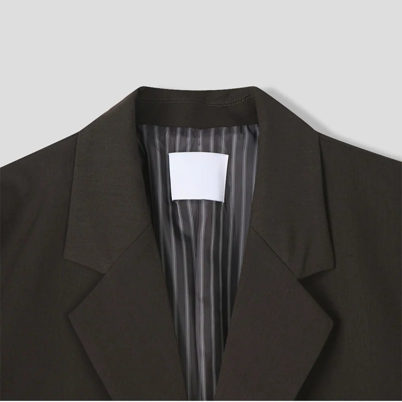 Semi over 3button blazer(2color)