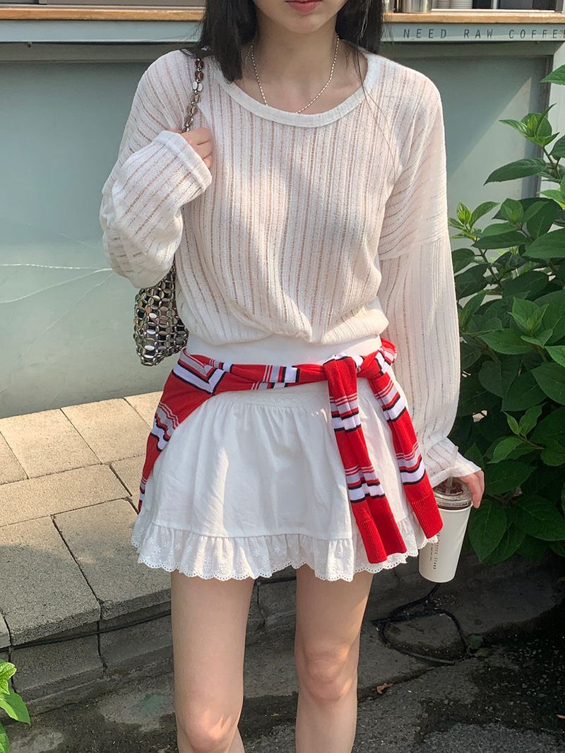 [MADE] Versi lace frill mini skirt