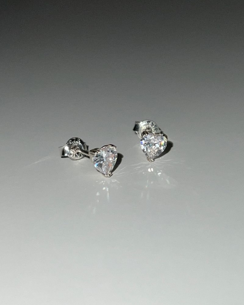 Bijou cubic earring (silver)