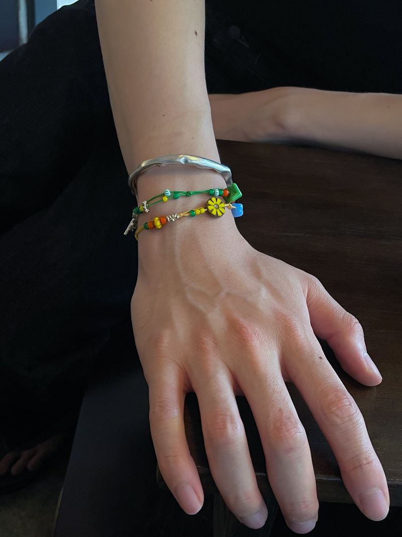 arankie(アレンキ)の「Silver 925 Toggle color beads bracelet(Accessories)」