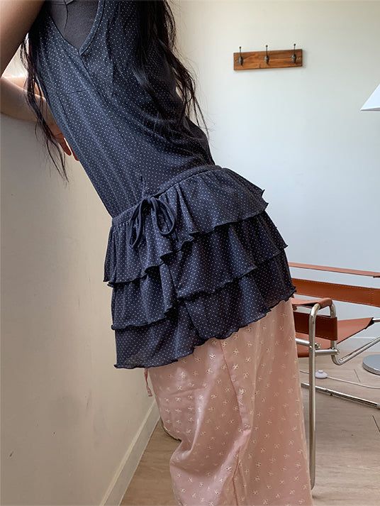 DOT CANCAN LAYERED DRESS (3C)