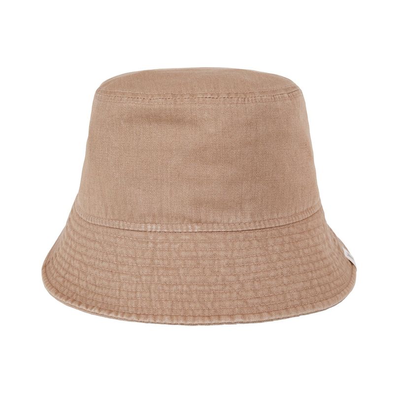 Monogram Label Pigment Bucket Hat Beige