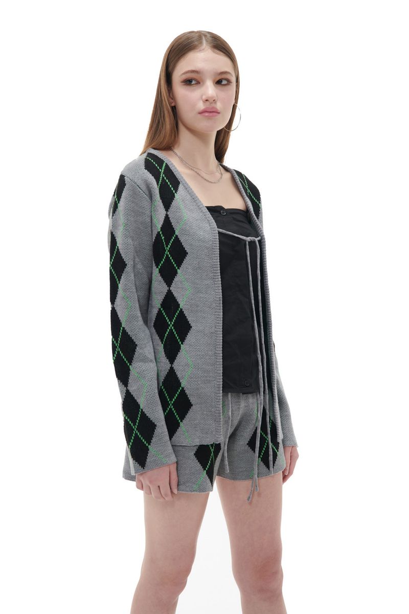 ARGYLE CARDIGAN