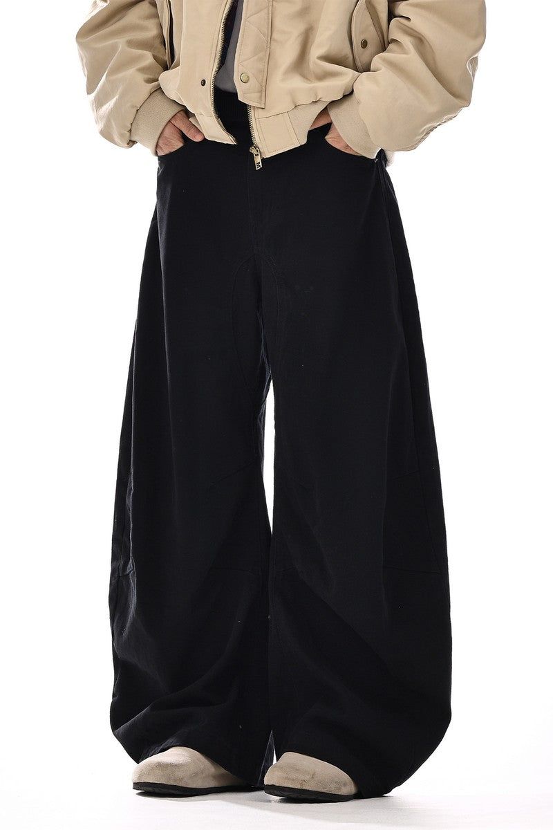 MBEXX(エムビーイーエックスエックス)の「Draped Wide Leg Dress Pants(Pants)」