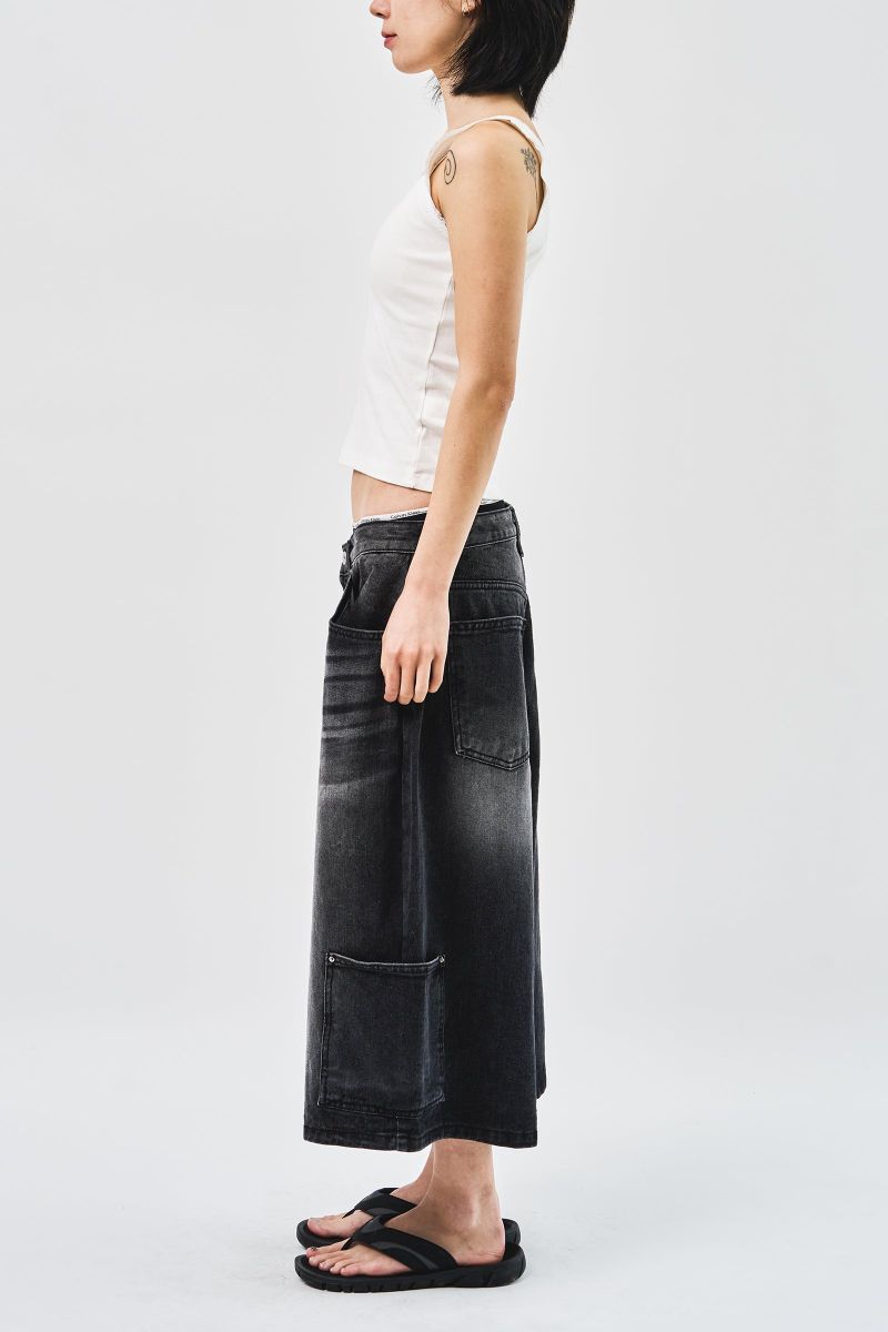 Luna Bermuda Denim (2color)