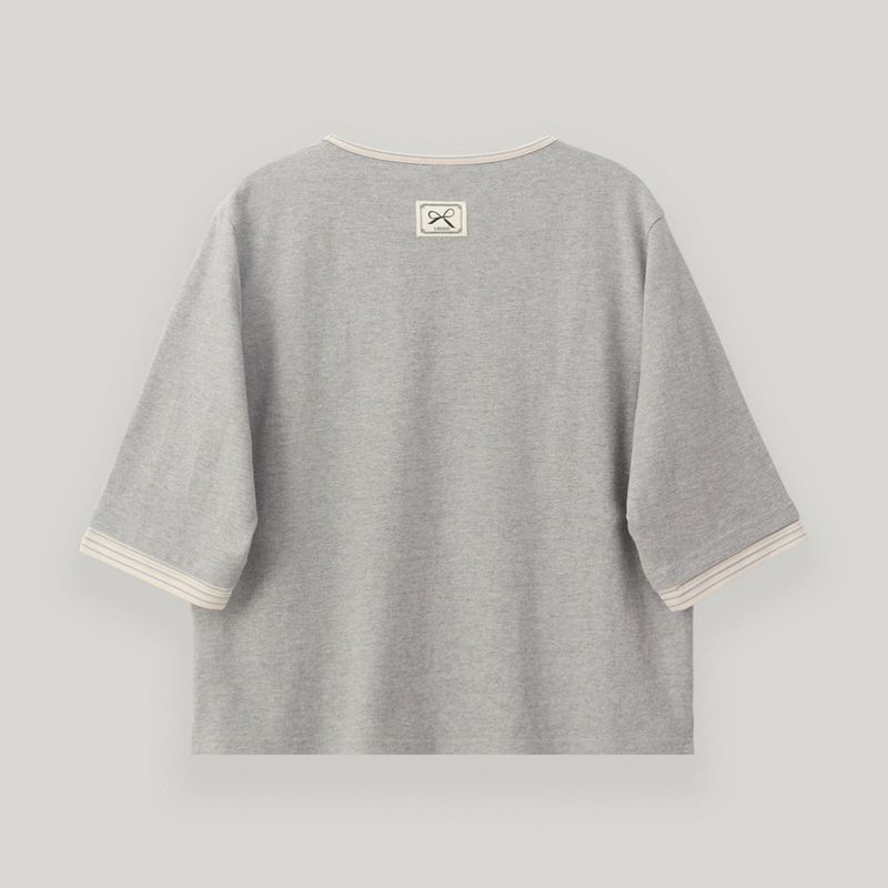 Gray Layered PK Tee