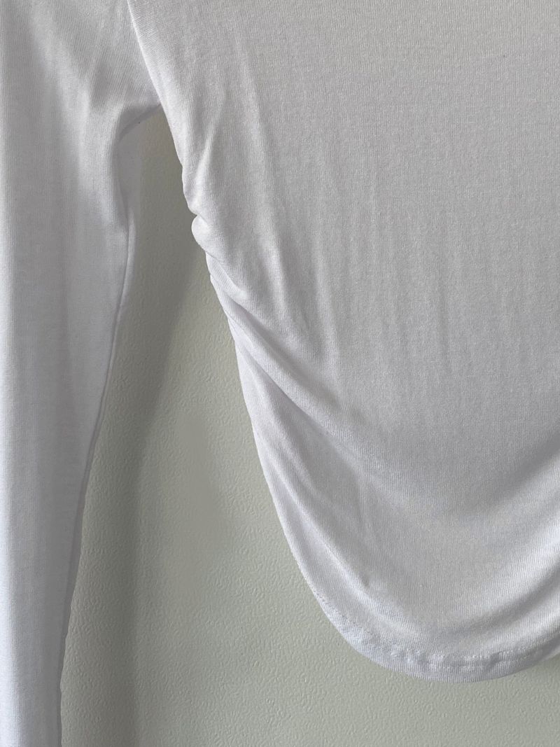 Slim layered shirring t