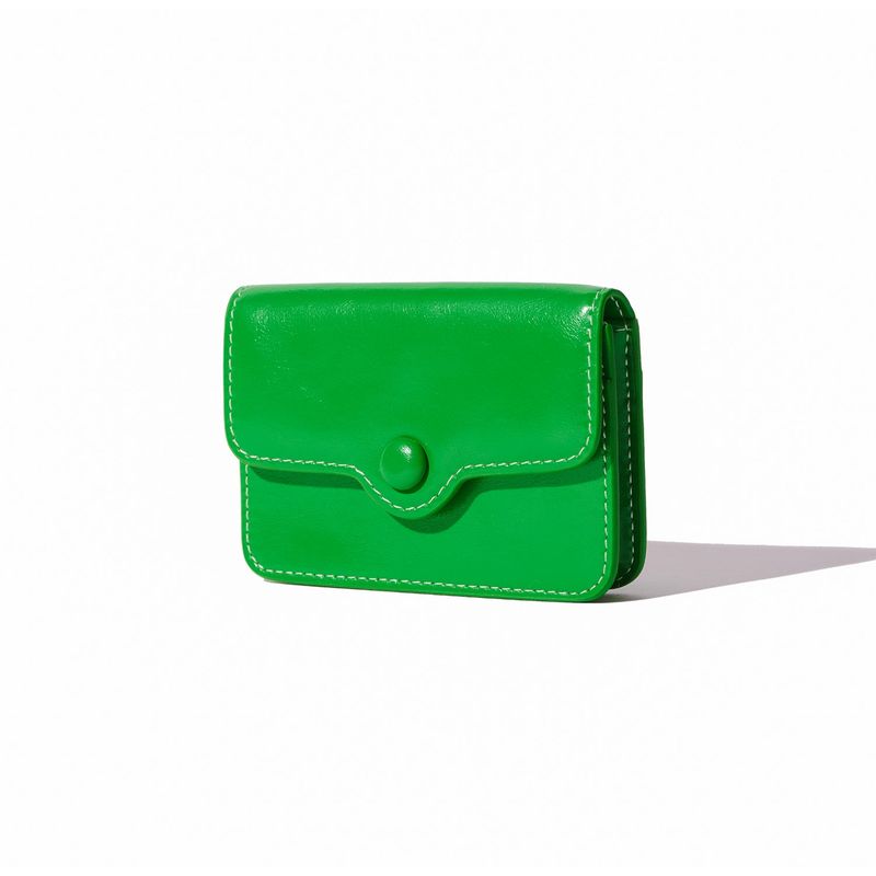 DOT Compact Keyring Card Wallets green