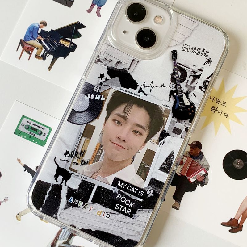 [MADE] my cat is rock star iphone case