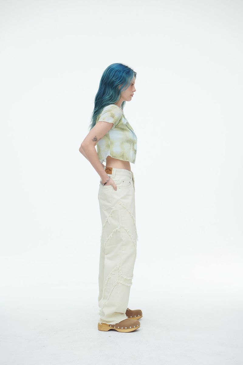 Comma Denim Pants Cream