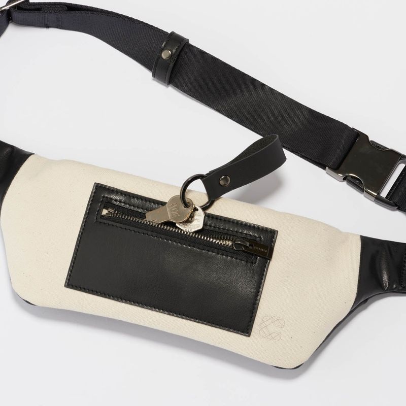 Apple Leather&OrganicCotton Crossbodybag