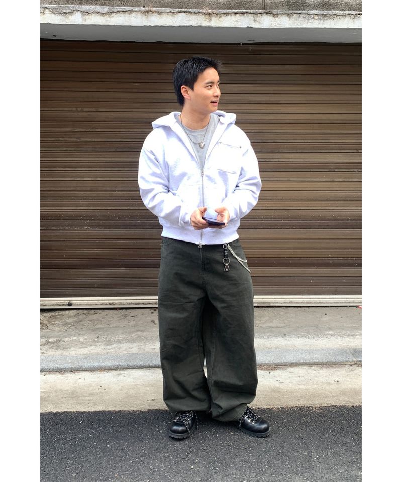 Rivet Pocket Hood Zip-Up
