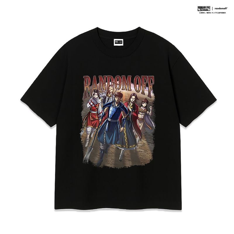 RANDOMOFF（ランダムオフ）の「メインビジュアル Tシャツ［ブラック］（トップス）」
