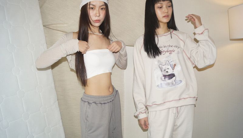 haku oriental sweatshirt [ivory]