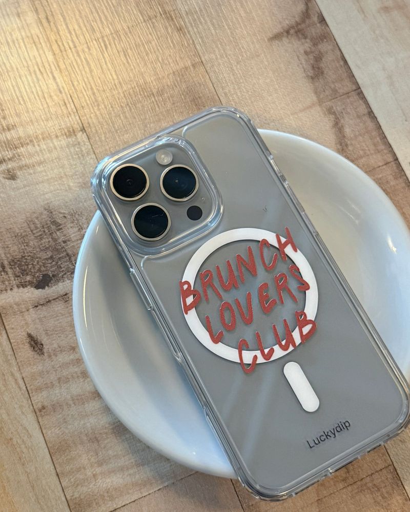LUCKYDIP（ラッキーディップ）の「[MADE] [magsafe] Brunch lovers club jelly hard iphone case（Smartphone Accessories）」