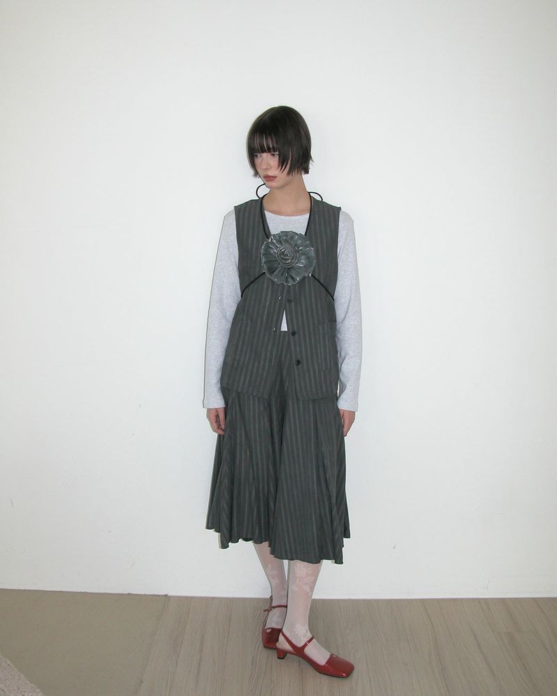 Sofia Vest ,Gray