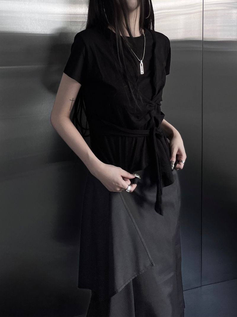 layered twist wrap strap T (2color)