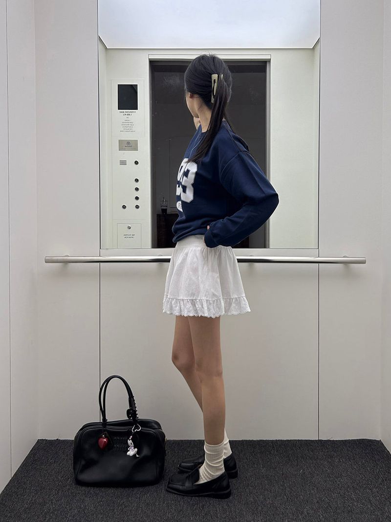 [MADE] Versi lace frill mini skirt