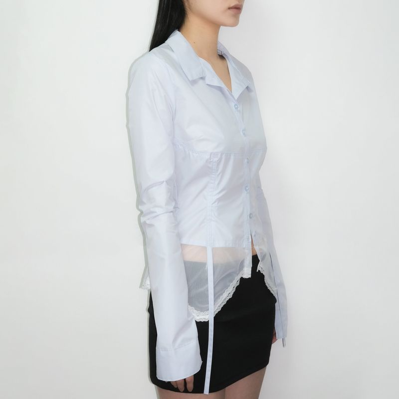[MADE] Lace Garter Shirt 003