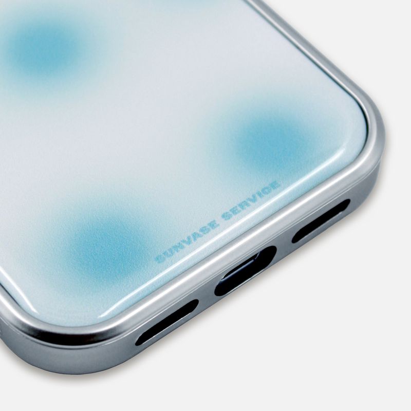 SUN DOT CASE_BABY BLUE (silver epoxy)