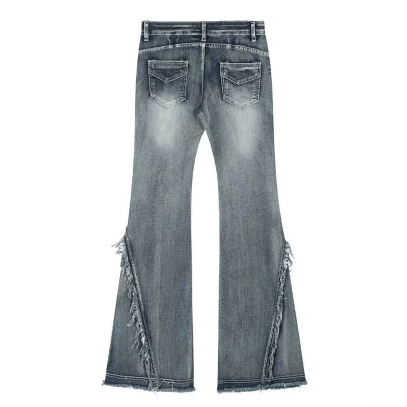 Soft washing bootcut jeans