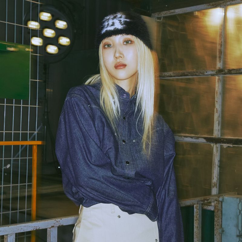 ROMANTIC CROWN（ロマンティッククラウン）の「DENIM WESTERN SHIRT（Tops）」