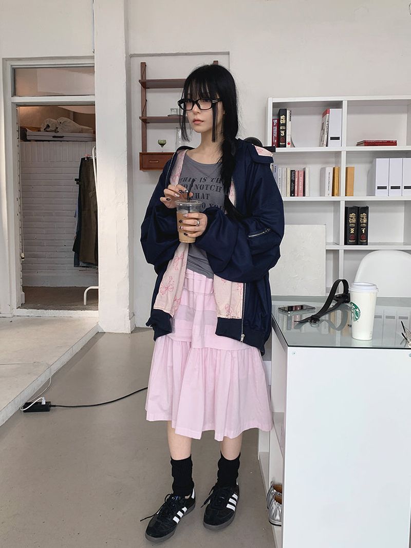 MILKY FRILL SKIRT (3C)