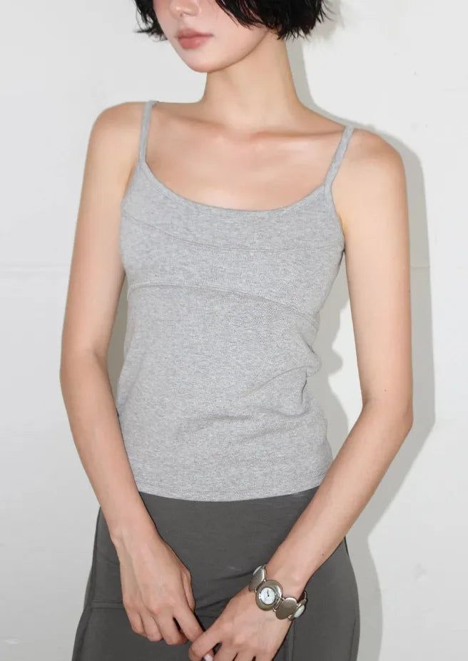 CURVE LINE SLIM SLEEVELESS