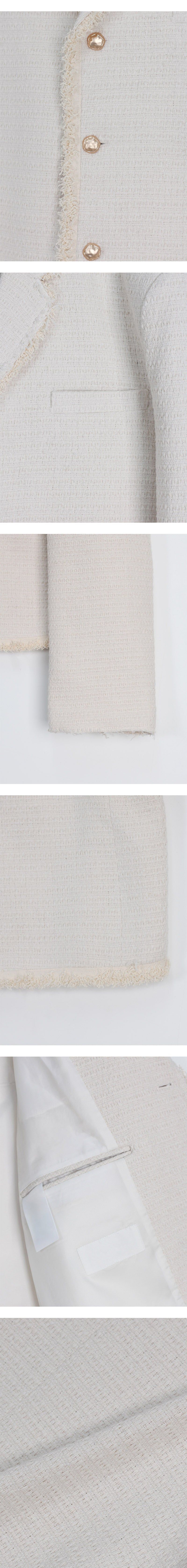 [S/S] Tail cutting tweed jacket(2color)