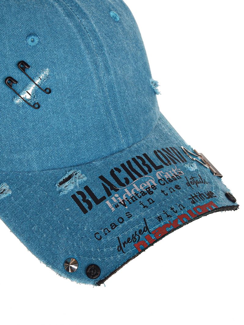 BBD Ripped Custom Vintage Clash Pigment Cap (Ocean Blue)