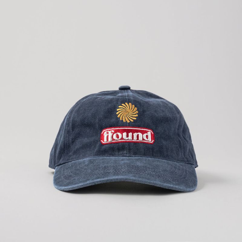 FFOUND3 STONE WASHED BALL CAP / NAVY