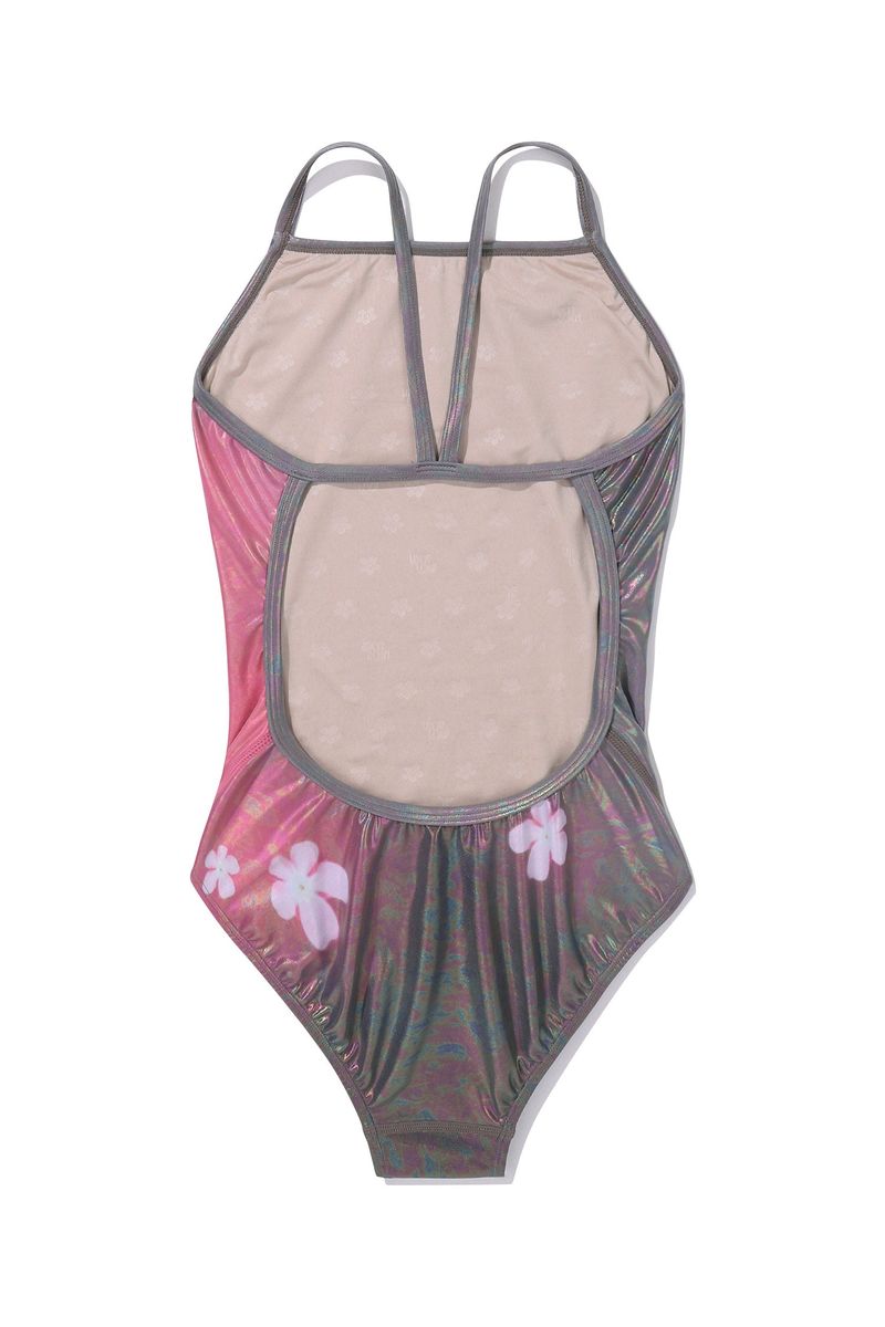 [Misty Petal_dark grey] One Piece Swimsuit