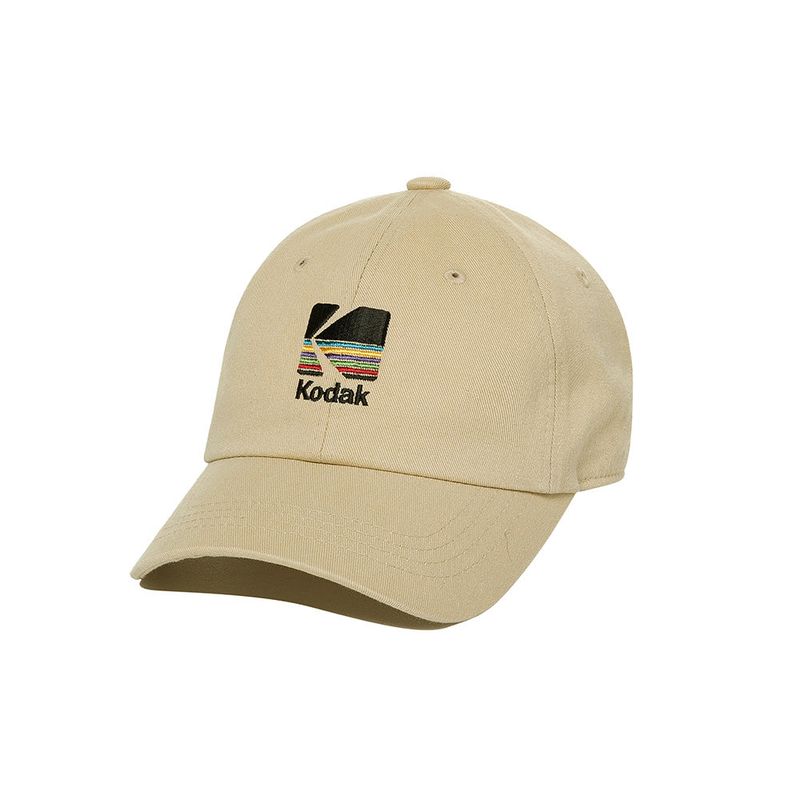 KODAK(コダック)の「RAINBOW EMBROIDERY BALL CAP【BEIGE】(Hats)」