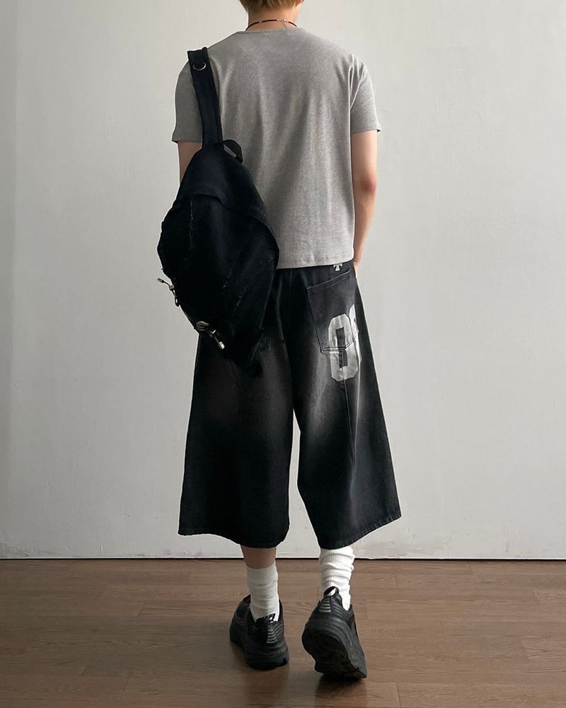 Eight Bermuda Denim Pants