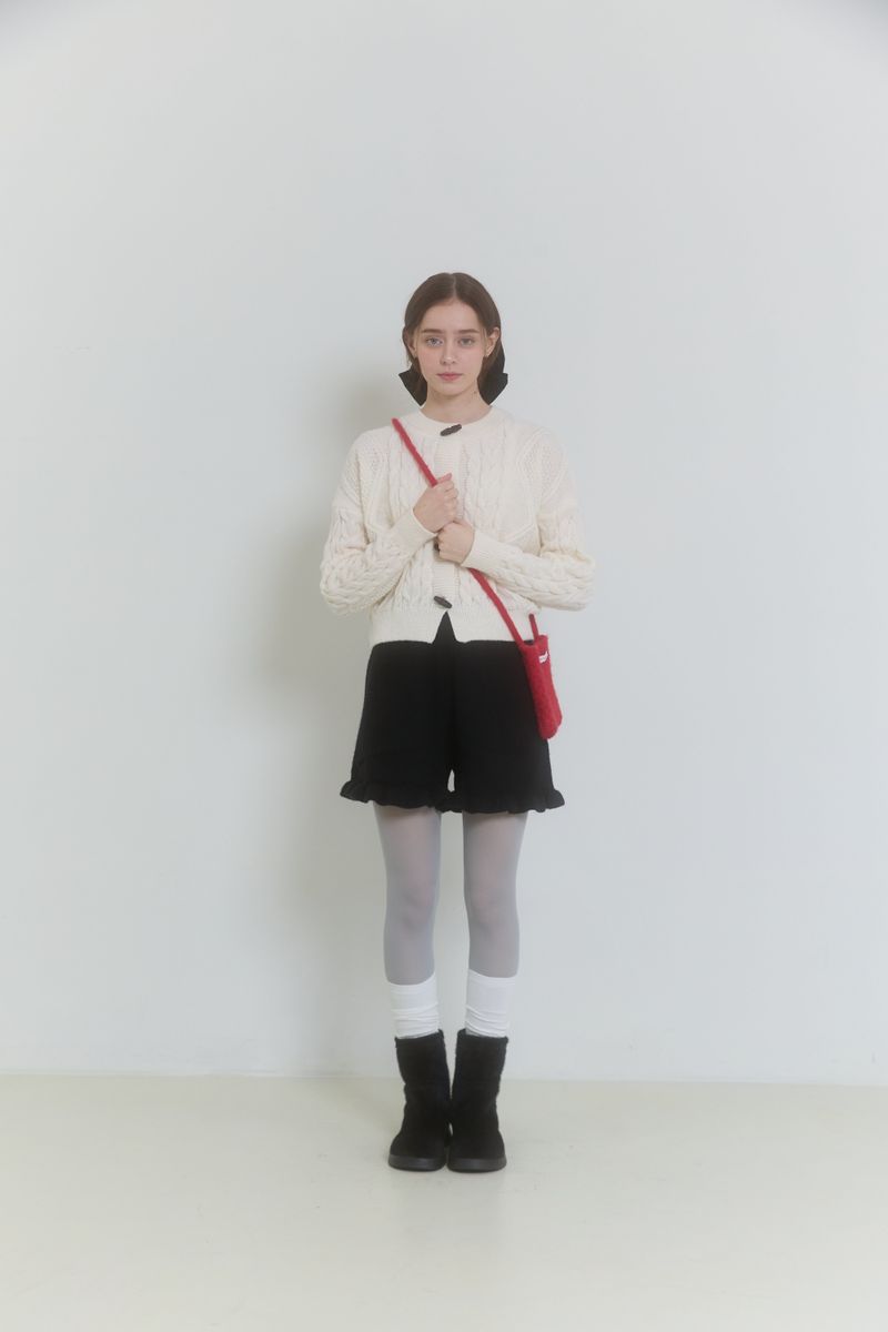 FAIRY FRILL KNIT SHORTS