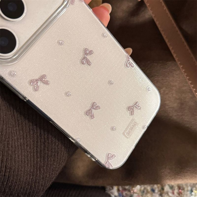 Glitter Diamond Ribbon iPhone Case