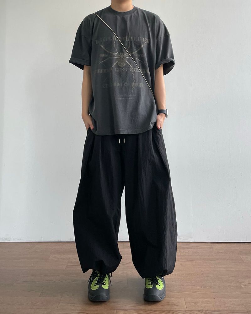 Oft Pintuck Nylon Pants