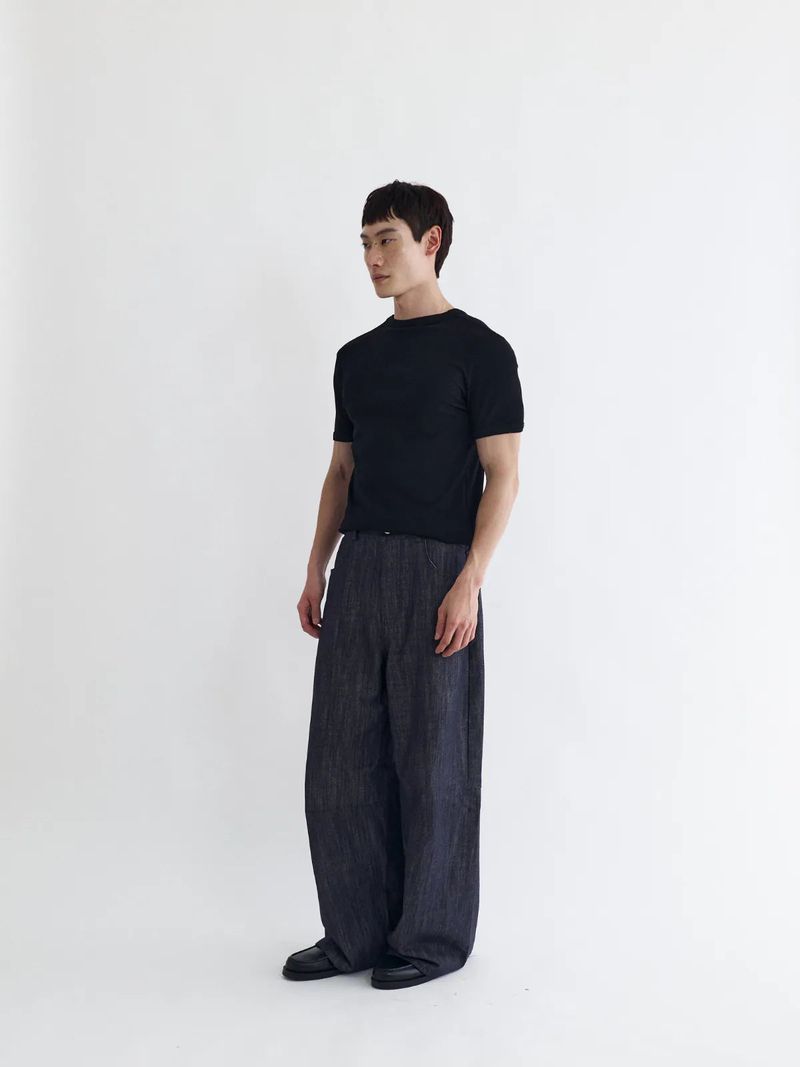 26SS TP4 Ribbed Fitted Tee