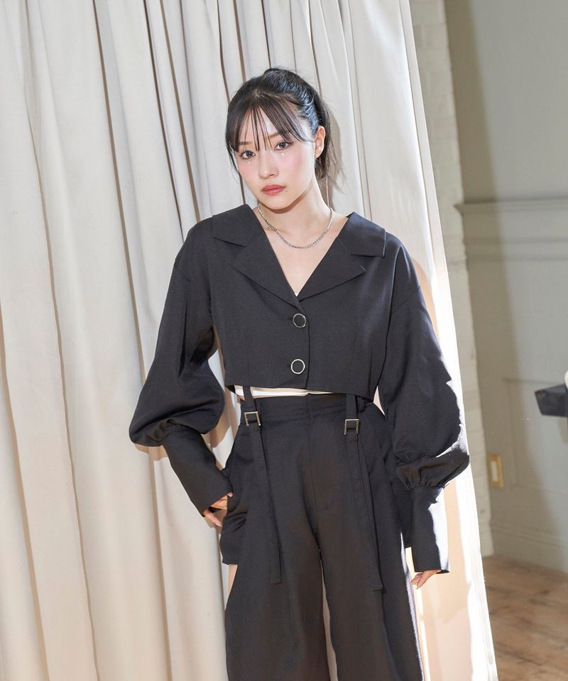 ANDGEEBEE（アンジービー）の「ボリュームスリーブジャケット（Jackets/Outerwear）」